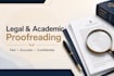 proofread and edit your legal or academic content