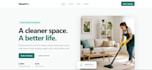 design a professional cleaning business website