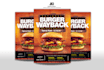 design modern, restaurant menu, food menu, flyer menu poster
