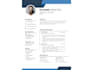 design a professional and modern CV resume