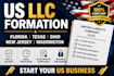 llc registration llc formation in florida, ohio, texas, new jersey, washington