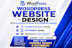 design or redesign wordpress website with kadence blocks