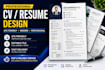 design a professional ats friendly CV resume