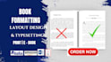 book formatting, paperback formatting ebook formatting, kindle formatting kdp
