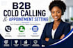 be your b2b cold caller and appointment setter