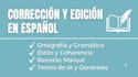 write, proofread, and edit your spanish texts professionally