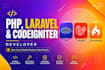be your PHP, laravel, and codeigniter developer