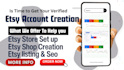 create etsy seller account setup etsy account creation