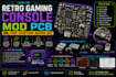 do retro gaming console mod pcb for custom mods
