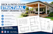 provide deck and patio cover structural permit drawing sets