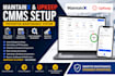 set up maintainx and upkeep cmms preventive maintenance system