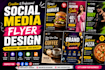 creative social media flyers and promotional posts