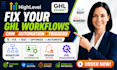 fix gohighlevel workflows, CRM automation and triggers