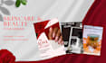 design luxury beauty, skincare and nail flyers for your business