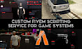 create custom fivem scripts for systems, UI, job systems for your server