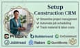 setup construction crm procore buildertrend coconstruct jobtread raken quickbook
