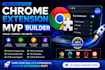 build a chrome extension mvp using react typescript and apis