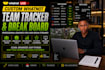 create a custom whatnot card break team tracker and break board