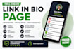 build a clean link in bio website for your instagram