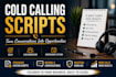 write persuasive cold calling and sales scripts