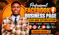 create and setup facebook business page