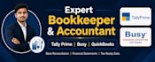 do bookkeeping, tally prime, busy, quickbooks and excel data entry