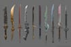 high quality weapon concept art for gaming and more