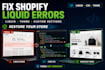 fix shopify liquid errors bugs and theme customization