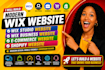 modern wix website wix studio wix business webiste e commerce shopify website