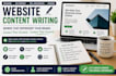 write your website content