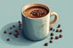 do professional coffee mug design, custom mug design