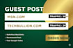 do guest post on techbullion and msn,com