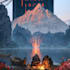 design romantic book cover with art