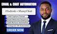 set up email automation and chatbot automation