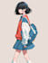 draw anime character an illustration