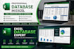 do professional database on excel