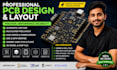 do professional pcb design, pcb layout and schematic for manufacturing
