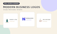 design a modern minimalist logo for your small business