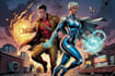 create custom superhero character in action