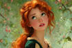 illustrate unique disney portrait painting art