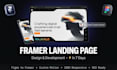 design and develop your framer landing page in 1 week
