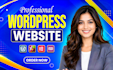 build wordpress website, custom wordpress website, business website development