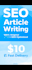 seo blog posts and website content