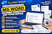 do professional ms word document formatting and typing services