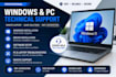 install windows and fix laptop computer issues