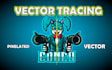 convert raster artwork into vector artwork