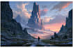 fantasy concept landscape illustrations