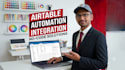 setup your airtable database with the automation and integrations