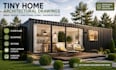 create tiny home architectural drawings floor plans elevations sections