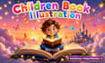illustrate magical children storybook characters and scenes